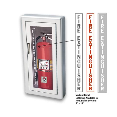 activar steel white painted fire-rated fire extinguisher cabinet|JL Industries .